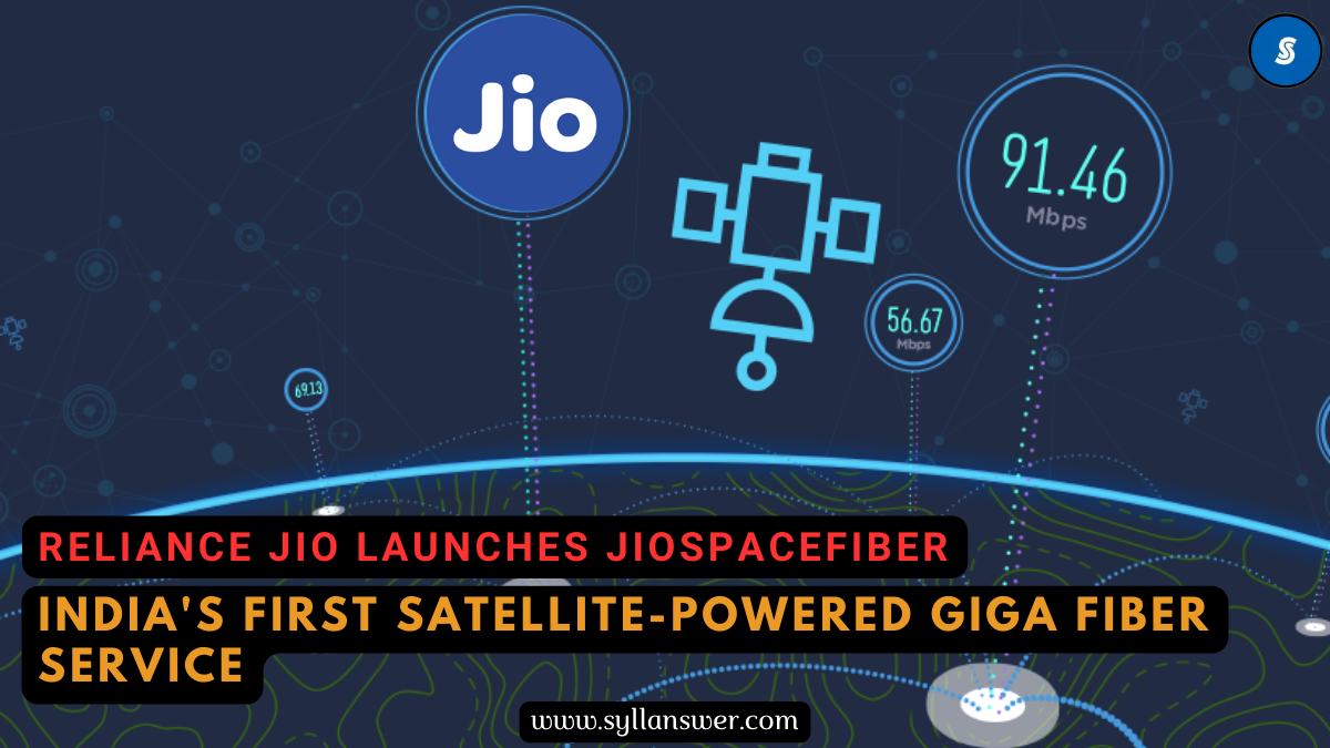 Reliance Jio Introduces JioSpaceFiber: India's Pioneering Satellite-Based Gigabit Broadband for Nati