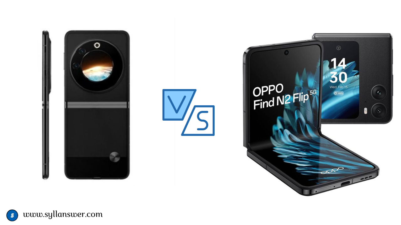 Comparison between Tecno Phantom V Flip and OPPO Find N2 Flip